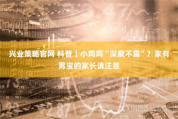 兴业策略官网 科普｜小鸡鸡“深藏不露”？家有男宝的家长请注意